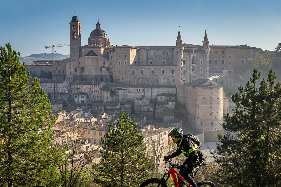 Urbino by bike